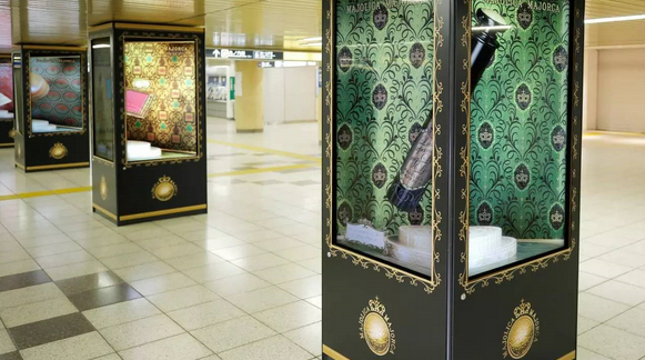 資生堂的戀愛魔鏡互動廣告。