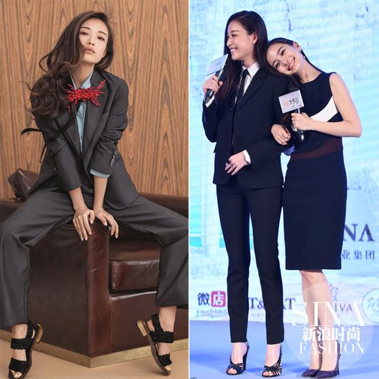 小花旦倪妮耍帥，連baby都忍不住想要依靠她