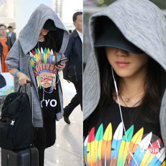 變身嘻哈辣媽的湯唯，感覺隨時能給大家來段饒舌