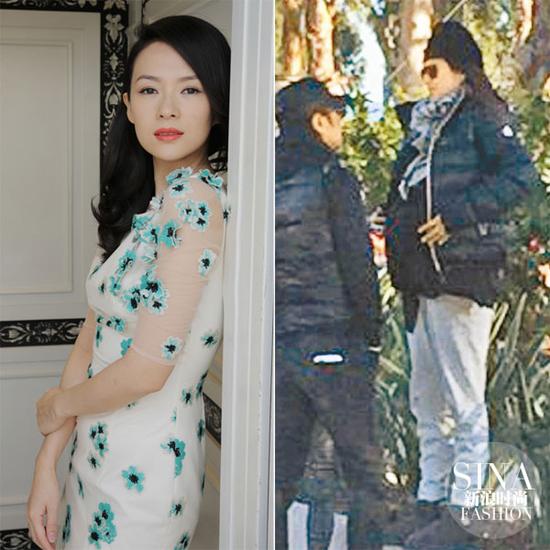 章子怡懷孕后，這帽子戴的也太奇特