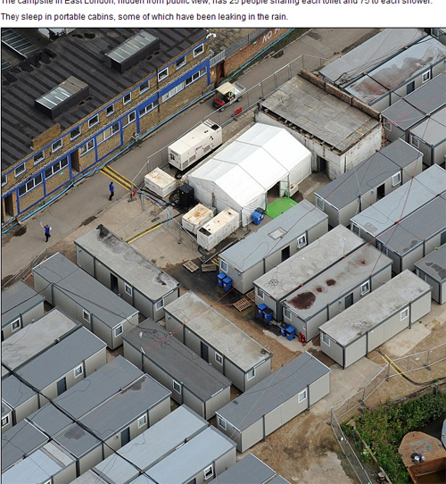 倫敦奧運(yùn)會清潔工住所如貧民窟