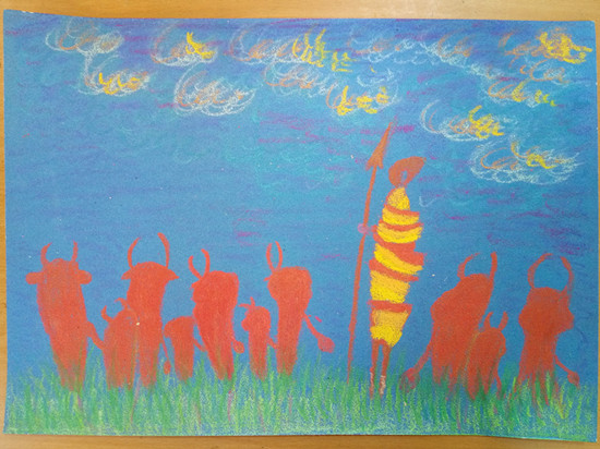 維嘉怡《牧》輔導(dǎo)教師：時(shí)尹航（工一小）