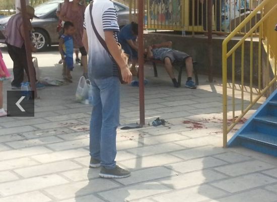 游客被激素風車甩出受傷。