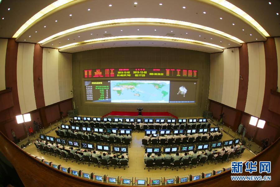 這是12月2日拍攝的北京航天飛行控制中心。新華社發(fā)（楊志遠(yuǎn) 攝）