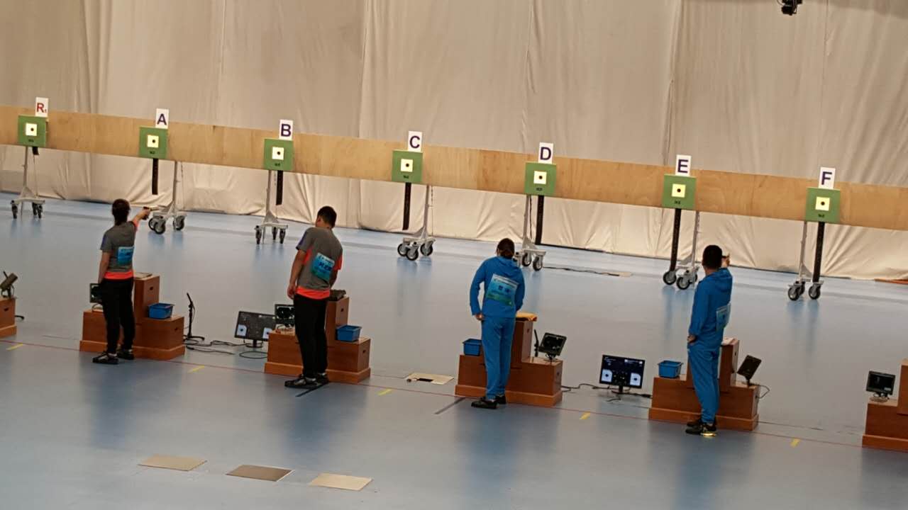 全運(yùn)會(huì)10米氣手槍混合團(tuán)體 何正陽、周瑩為河南再摘一銀