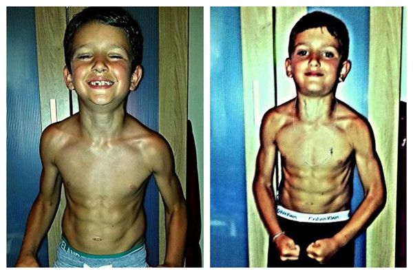 年僅8歲的布蘭登·布萊克因其完美的身型，被贊為迷你版的阿諾德·施瓦辛格。