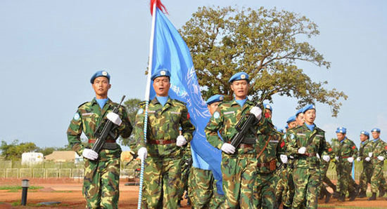 資料圖：中方將派遣700名官兵前往南蘇丹進行維和。
