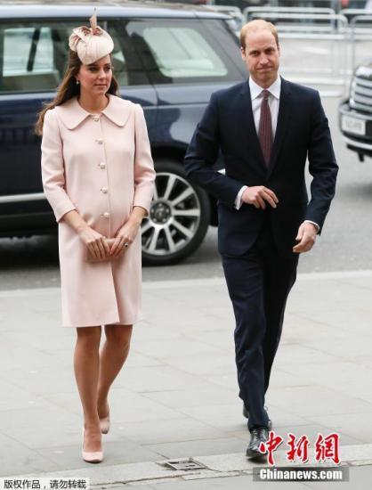 當(dāng)?shù)貢r(shí)間2015年3月9日，英國倫敦，威斯敏斯特大教堂，英國皇室參加英聯(lián)邦紀(jì)念儀式。