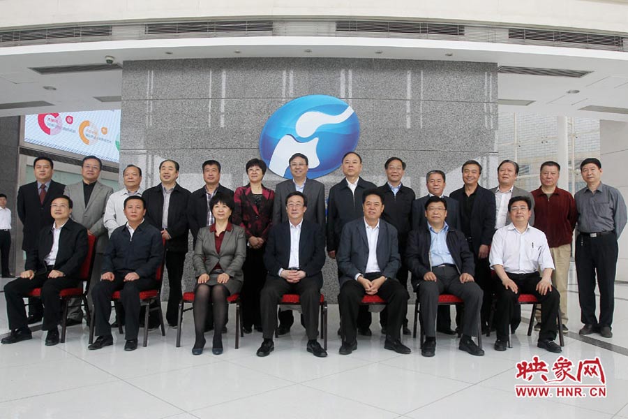 河南省委書記、省人大常委會主任郭庚茂視察河南電視臺 東方今報記者沈翔 劉棟杰/攝