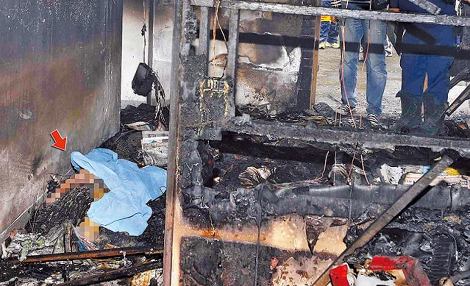 臺(tái)灣老翁玩性虐葬身火窟