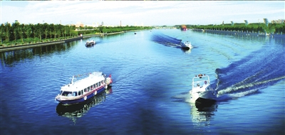 通州大運河已成為人們休閑的好去處。