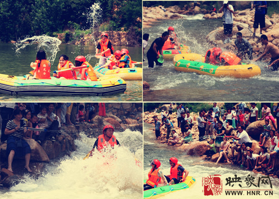 第二屆河南汝陽(yáng)漂流節(jié)在洛陽(yáng)恐龍谷漂流景區(qū)盛大舉行