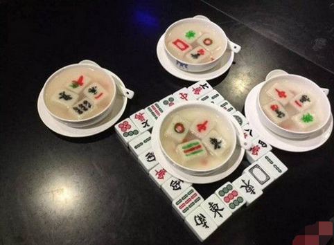 來碗清一色！火鍋店推出創(chuàng)意麻將湯圓