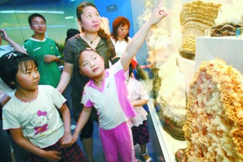 哇，地質(zhì)博物館里好多沒(méi)見(jiàn)過(guò)的??！