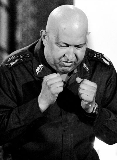 去年選舉期間，查韋斯造勢(shì)資料圖。