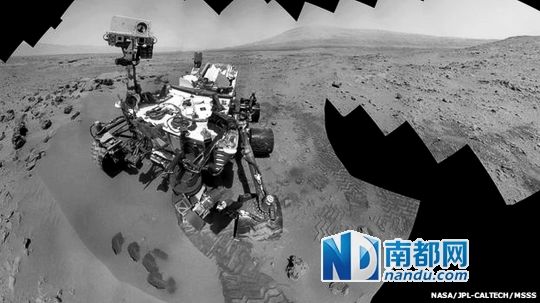 “好奇”號(hào)探測(cè)器在火星上發(fā)現(xiàn)水。