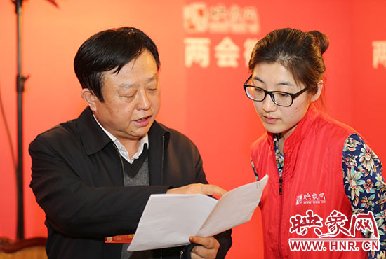 全國人大代表喬彬接受映象網(wǎng)采訪。