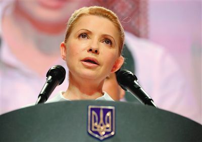 25日，在大選中得票率大幅落后的季莫申科舉行新聞發(fā)布會。