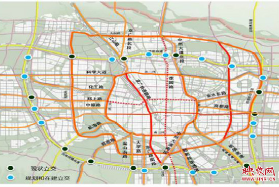 兩環(huán)十七放射景觀廊道建設。