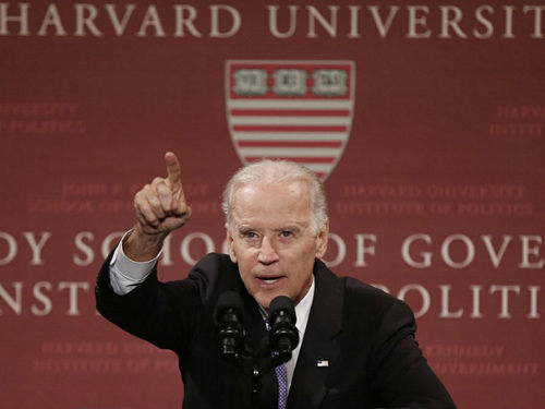 美國(guó)副總統(tǒng)拜登。資料圖