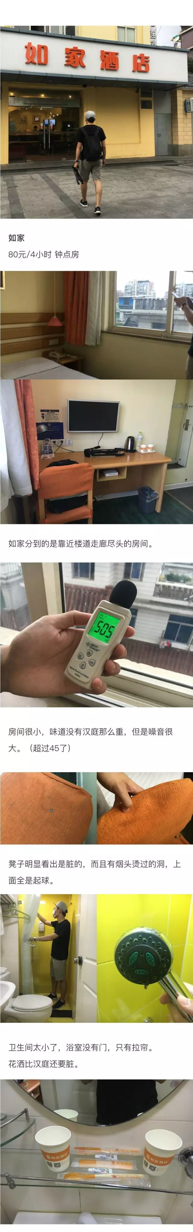 快捷酒店究竟有多臟？網(wǎng)友在7家酒店開房實(shí)測