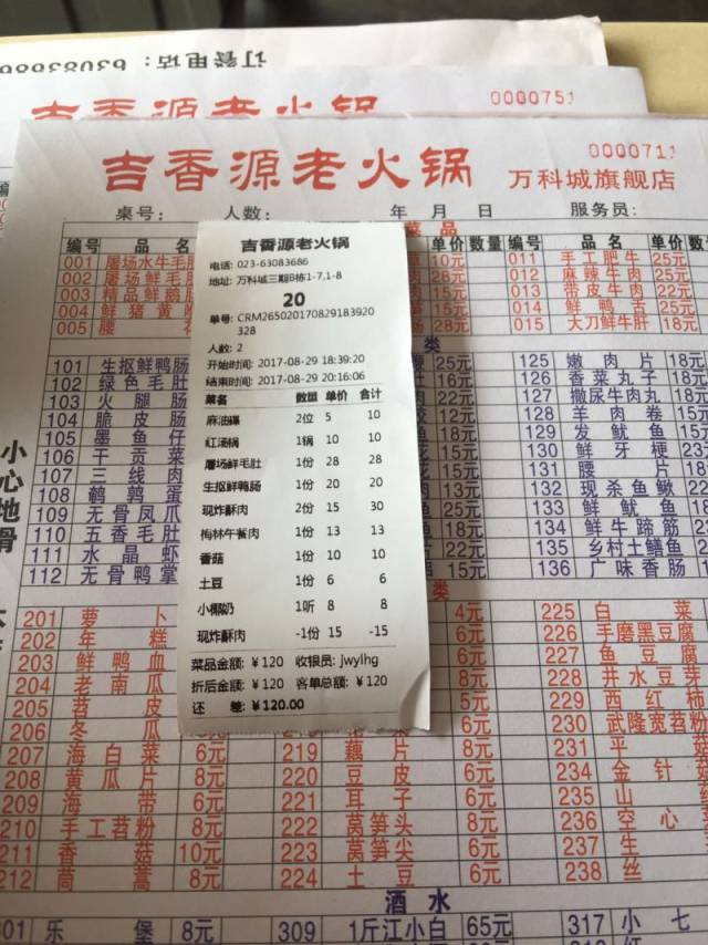  唐錢(qián)錢(qián)“一人火鍋”的點(diǎn)菜單
