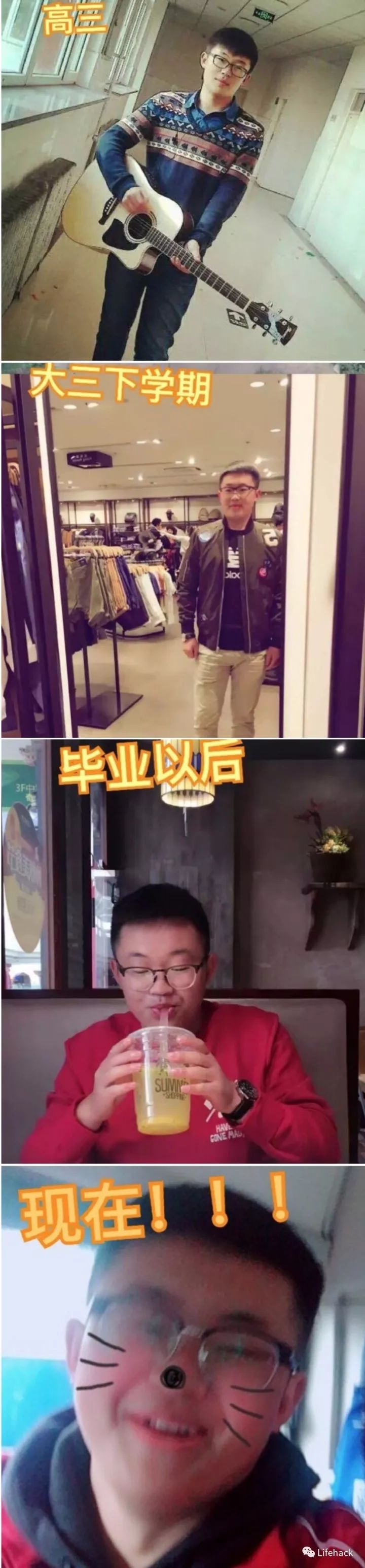 長胖20斤，臉型怎么變？這些例子看完扎心了！