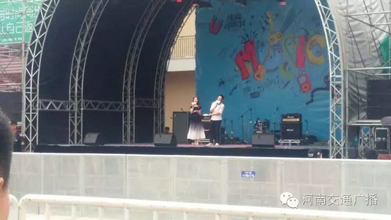 河南交通廣播主持人佳音、彎彎、朱浩都登上了優(yōu)放舞臺(tái)，優(yōu)放，交廣在這里！