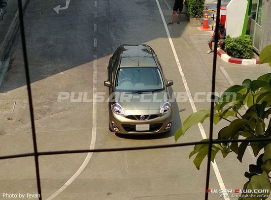 小改款日產瑪馳無偽諜照