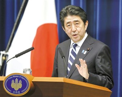  日本首相安倍晉三。