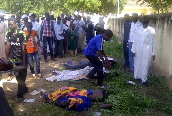 尼日利亞伊斯蘭極端武裝組織“博科圣地”約貝州古杰巴(Gujba)市的農(nóng)業(yè)學(xué)院，射殺數(shù)十名學(xué)生。