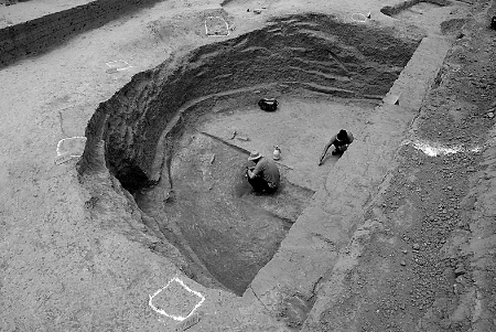 浚縣黎陽倉考古發(fā)掘現(xiàn)場。 張志嵩　攝