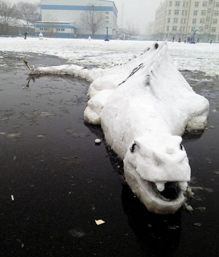 創(chuàng)意十足！日系列卡通雪人走紅