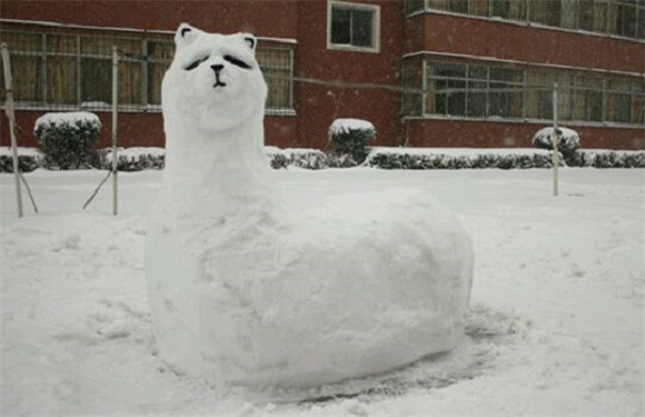 創(chuàng)意十足！日系列卡通雪人走紅