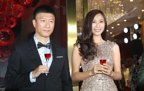 圖為孫紅雷、王駿迪夫婦。