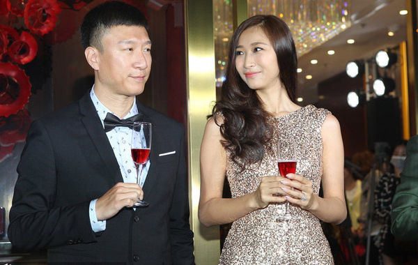 圖為孫紅雷、王駿迪夫婦。