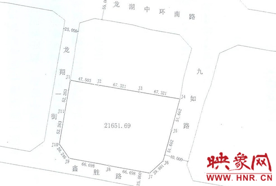 鄭政東出(2014)6號(hào)地塊位置。