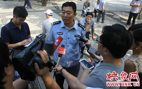 鄭州公安局相關(guān)負(fù)責(zé)人接受媒體采訪