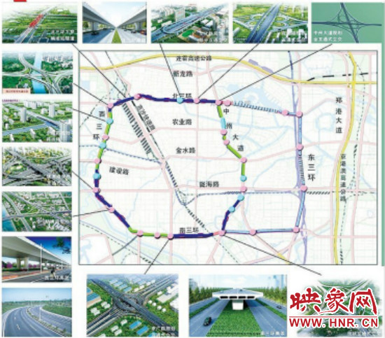 三環(huán)快速化工程方案圖。
