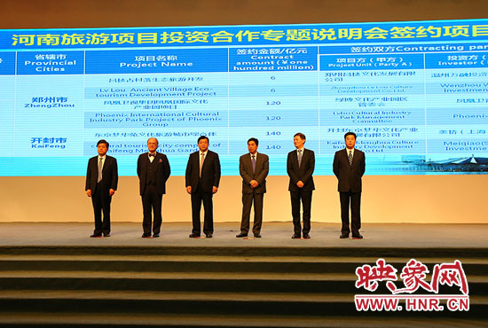 河南旅游項(xiàng)目投資合作專題說明會。