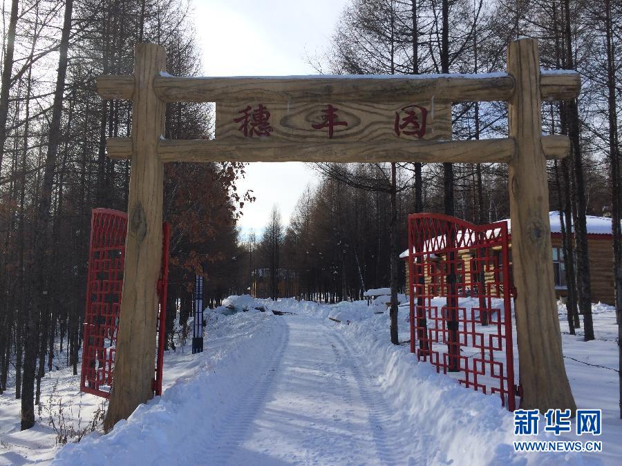 北山一隅的穗豐園（2013年12月8日攝）。新華社記者程子龍攝