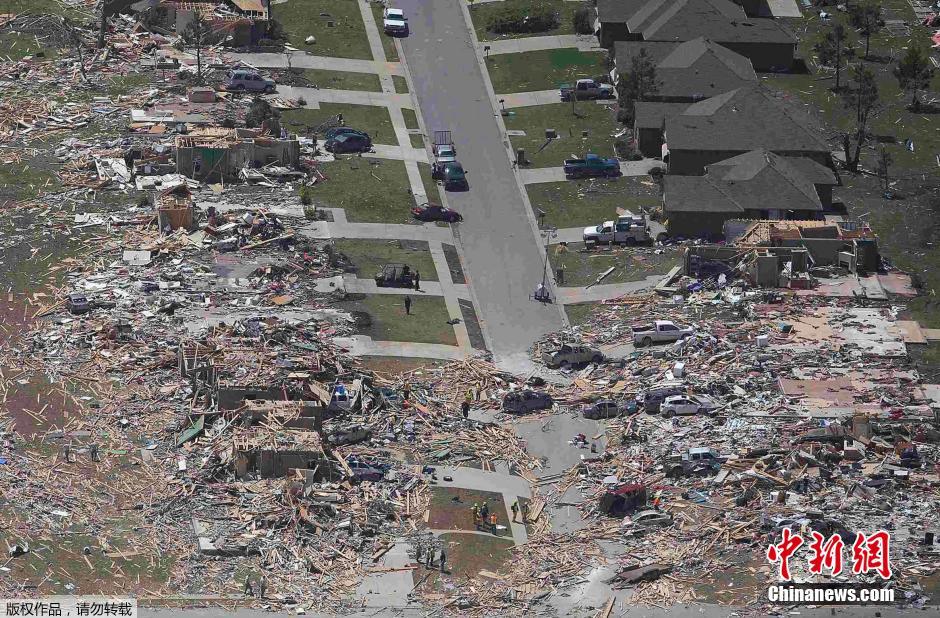 致命龍卷風肆虐美國多州 小鎮(zhèn)街道幾乎毀成渣