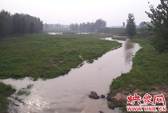 丹水入庫，干涸的白龜山水庫因為有了丹江細水的滋潤，漸漸有了生機。
