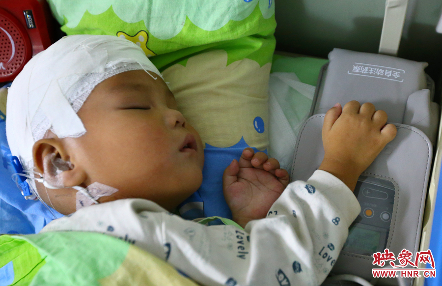 經(jīng)過手術(shù)，小龍病情已經(jīng)逐漸好轉(zhuǎn)，正在甜甜的熟睡