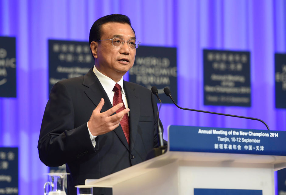 李克強(qiáng)總理出席夏季達(dá)沃斯論壇并發(fā)表開(kāi)幕式致辭。