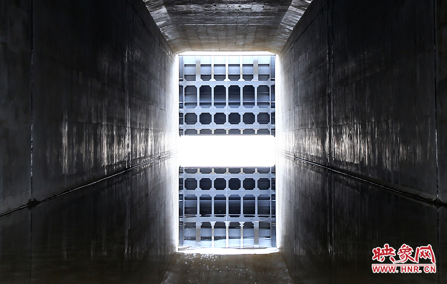 完工的南水北調(diào)水渠，靜靜的等待著首次通水