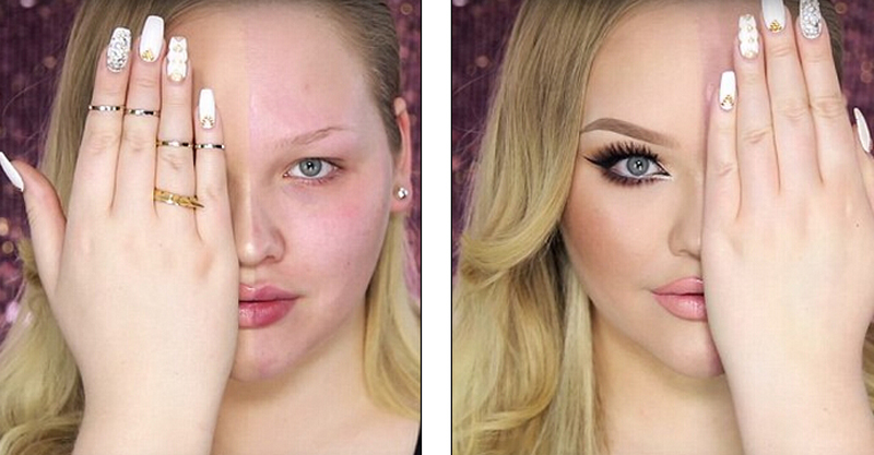 　左邊和右邊真的是一個(gè)人嗎？ （網(wǎng)頁截圖）