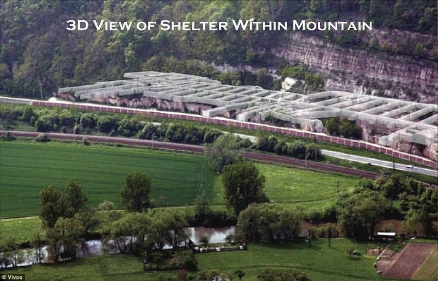 圖為堡壘外觀的3D效果圖。