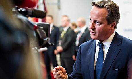 　資料圖：英國首相卡梅倫。