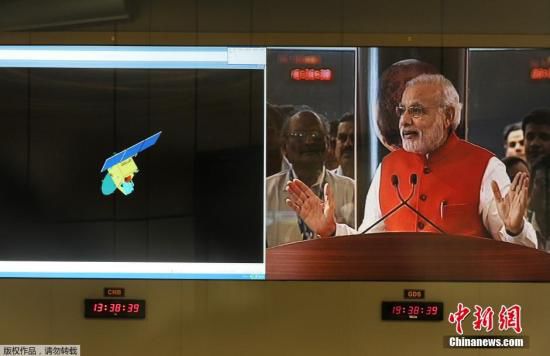 當(dāng)?shù)貢r(shí)間9月24日，經(jīng)過(guò)近300天的航行，印度“曼加里安”號(hào)火星探測(cè)器成為了抵達(dá)火星的首個(gè)亞洲國(guó)家的